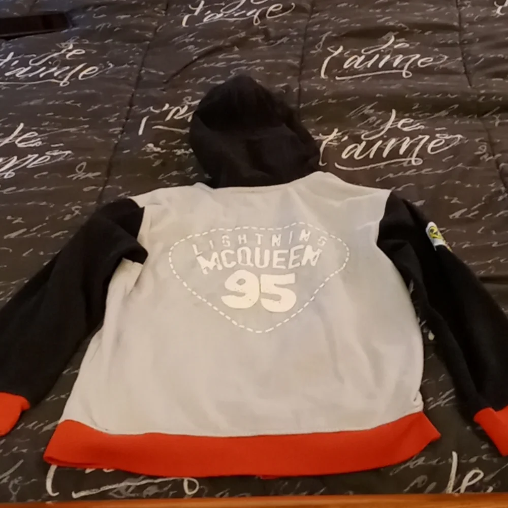 Disney Cars Lightning McQueen Hoodie Jacket - Picture 2 of 5